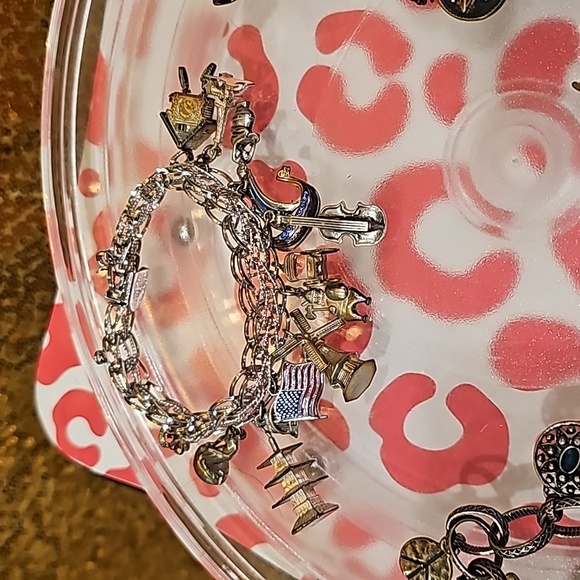 Set of 4 charm bracelets, cute, girly, charm, beautiful - Picture 3 of 6